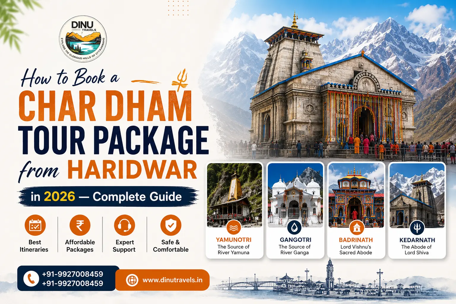 Char Dham Yatra package from Haridwar
